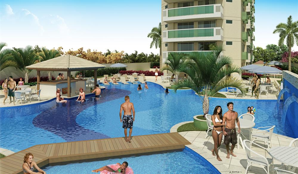 Residencial Bora Bora Tijuca - Condomínios com Apartamentos de 2 e 3 Dormitórios, Quartos no Rio de Janeiro, RJ | Construtora Santa Cecília